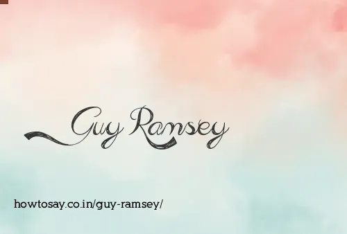 Guy Ramsey