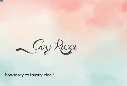 Guy Ricci