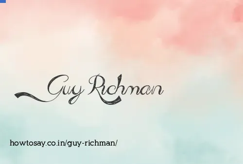 Guy Richman