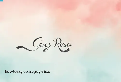 Guy Riso