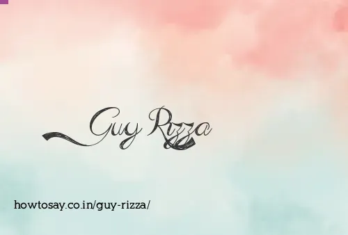 Guy Rizza