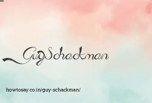 Guy Schackman
