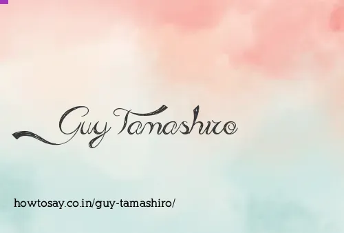 Guy Tamashiro