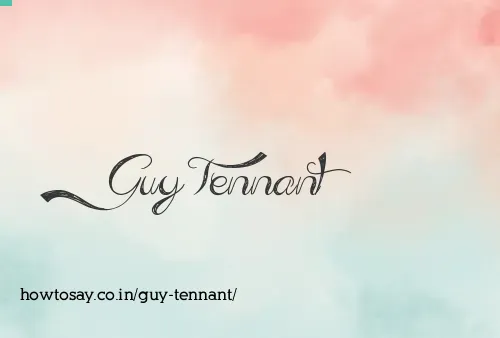 Guy Tennant