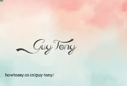 Guy Tony