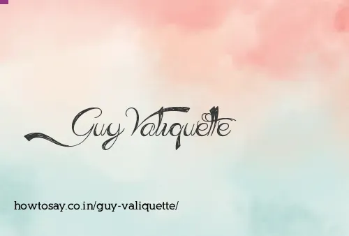Guy Valiquette