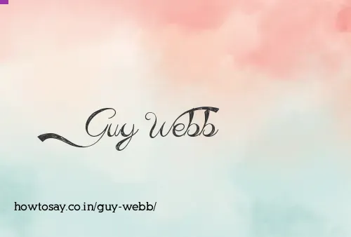 Guy Webb