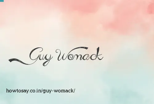 Guy Womack