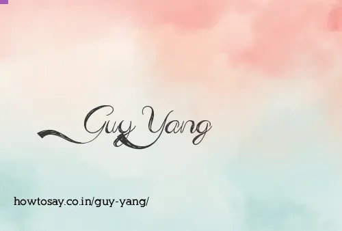 Guy Yang