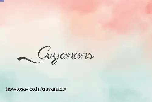 Guyanans