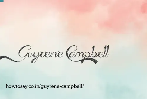Guyrene Campbell