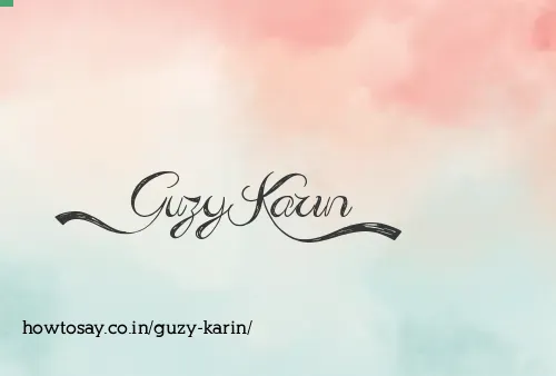 Guzy Karin