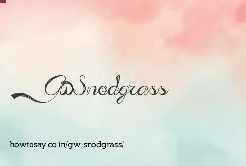 Gw Snodgrass