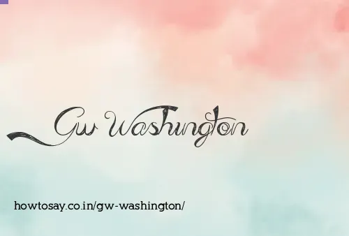 Gw Washington