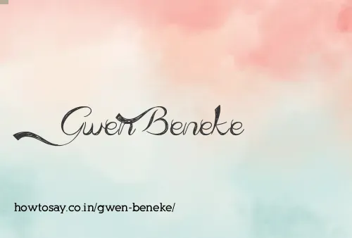 Gwen Beneke