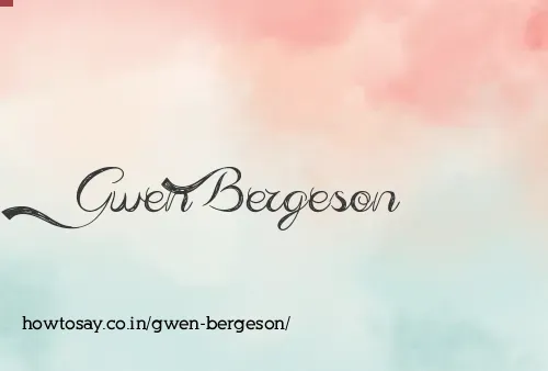 Gwen Bergeson