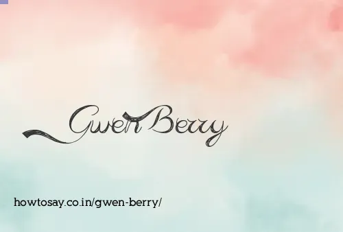 Gwen Berry