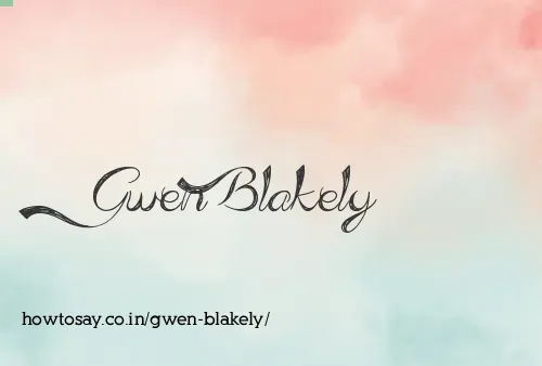 Gwen Blakely