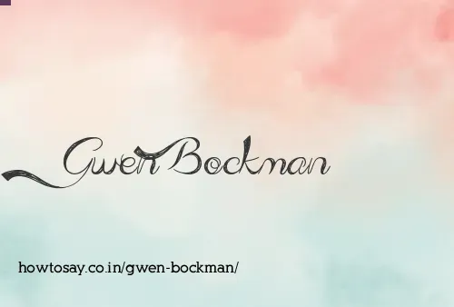 Gwen Bockman