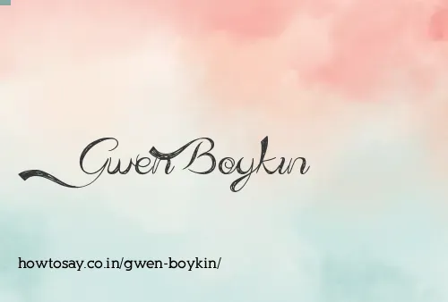 Gwen Boykin