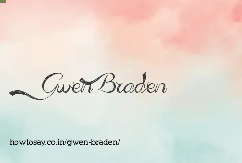 Gwen Braden
