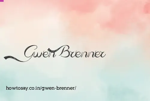 Gwen Brenner