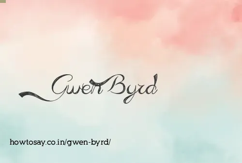 Gwen Byrd