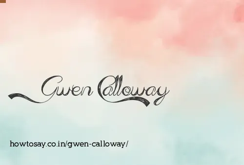 Gwen Calloway