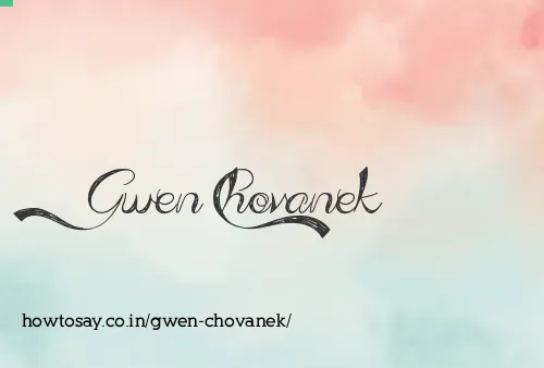 Gwen Chovanek