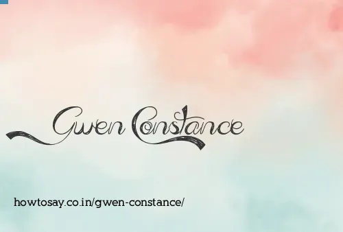 Gwen Constance