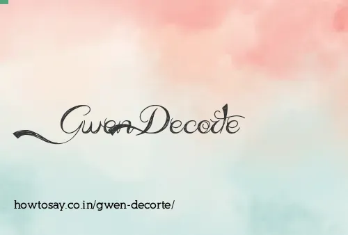Gwen Decorte