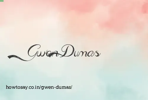 Gwen Dumas