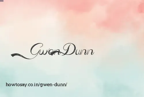 Gwen Dunn