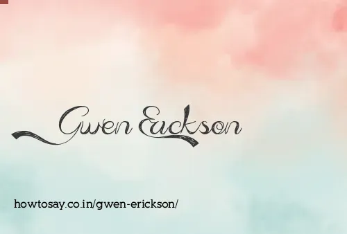 Gwen Erickson