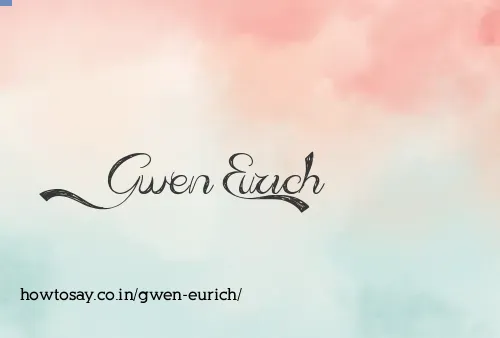 Gwen Eurich