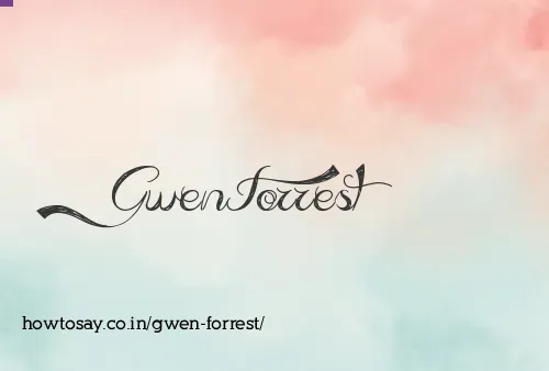 Gwen Forrest