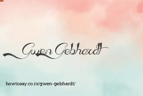 Gwen Gebhardt