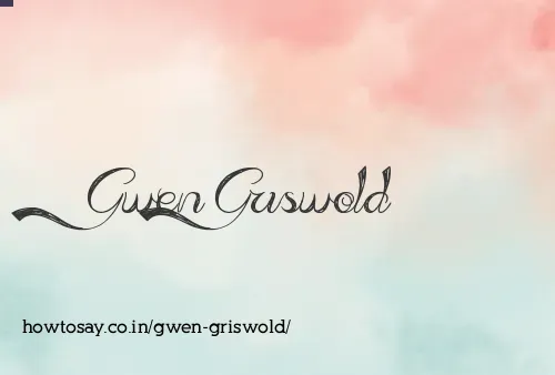Gwen Griswold