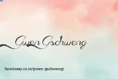 Gwen Gschweng
