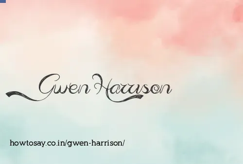 Gwen Harrison
