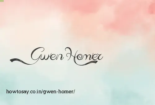 Gwen Homer