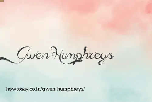 Gwen Humphreys