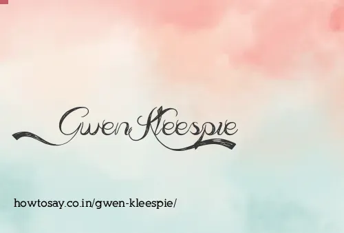 Gwen Kleespie