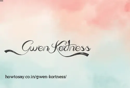 Gwen Kortness