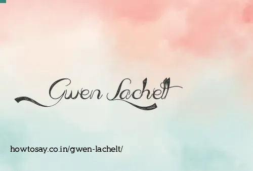 Gwen Lachelt