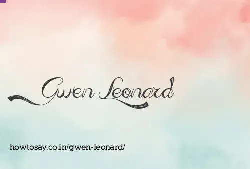 Gwen Leonard