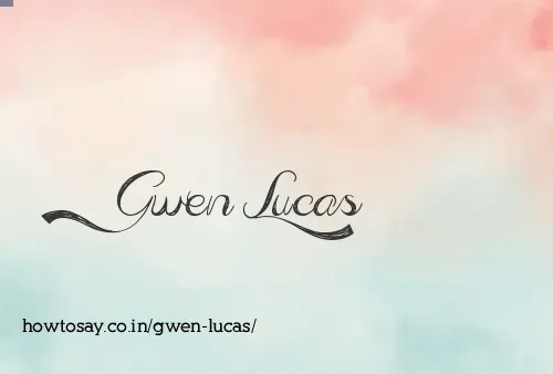 Gwen Lucas
