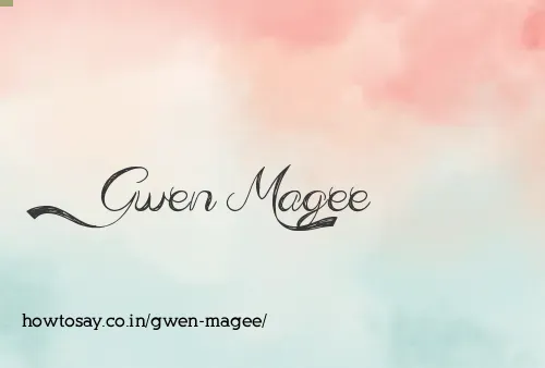 Gwen Magee