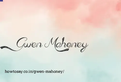 Gwen Mahoney