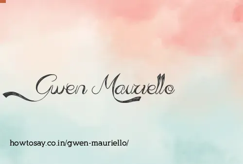 Gwen Mauriello